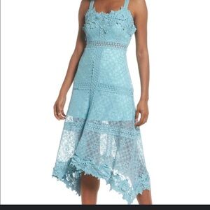 Cute blue dress! Easter. Spring!